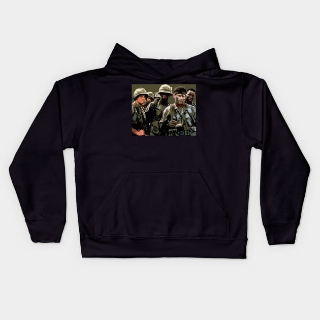 tour of duty Kids Hoodie by oryan80